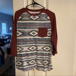 Retrofit 3/4 Sleeve Pocket Tee